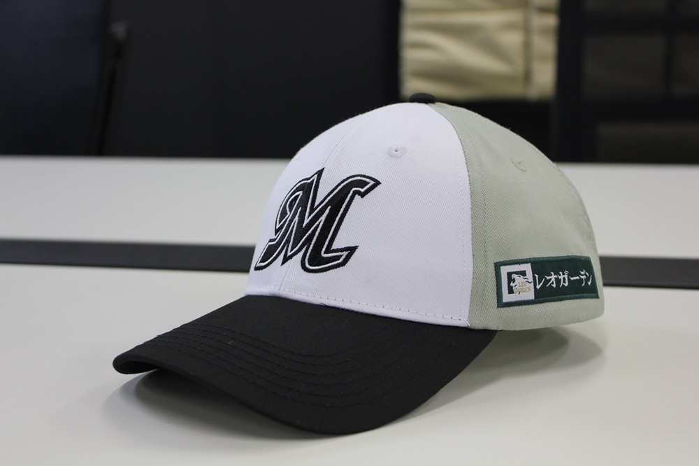 マリーンズ・キッズキャップグレー